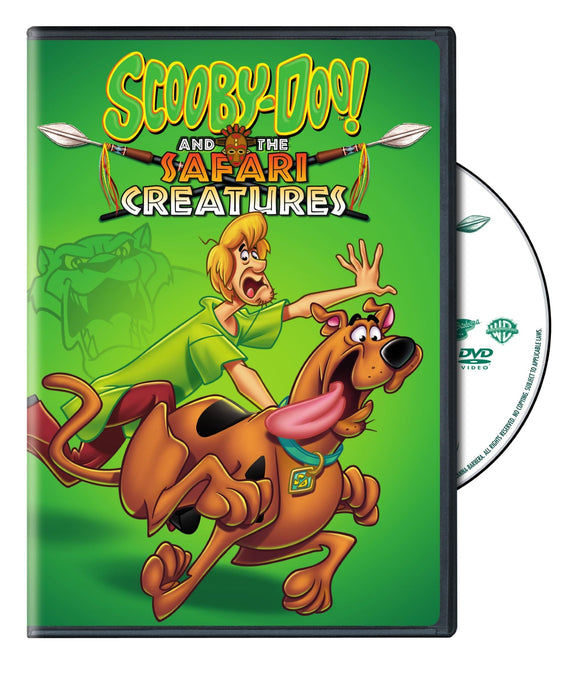 Scooby-Doo! and the Safari Creatures DVD - movie cover art