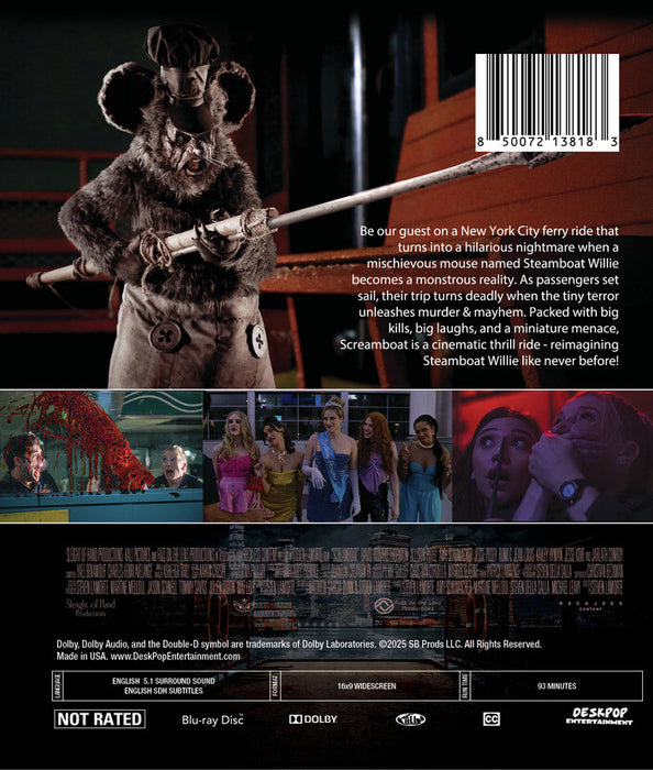 Screamboat (MOD) (BluRay Movie) - back cover art