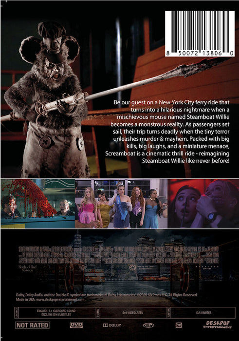 Screamboat (MOD) (DVD Movie) - back cover art