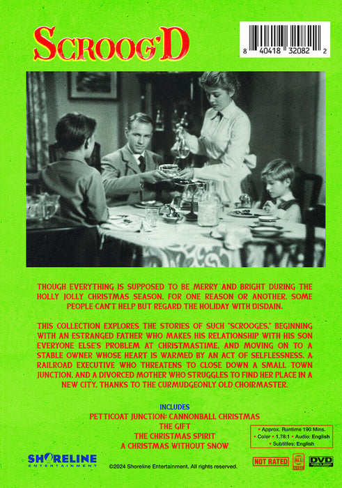 Scroog'd (MOD) (DVD Movie) - back cover art