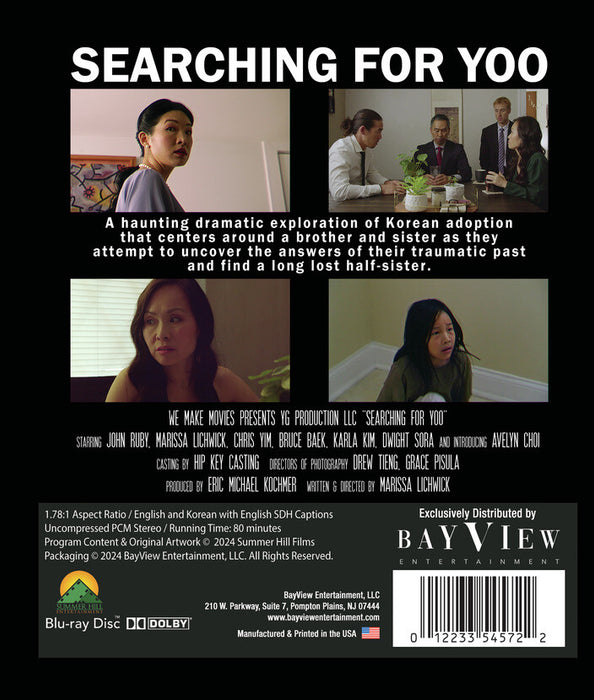 Searching for Yoo (MOD) (BluRay Movie) - back cover art