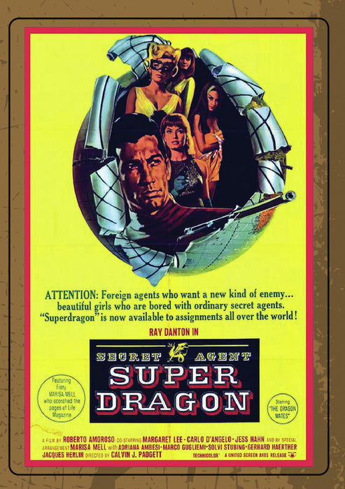 Secret Agent, Super Dragon (MOD) (DVD Movie) - movie cover art