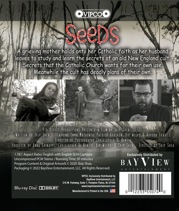 Seeds (MOD) (BluRay Movie) - back cover art