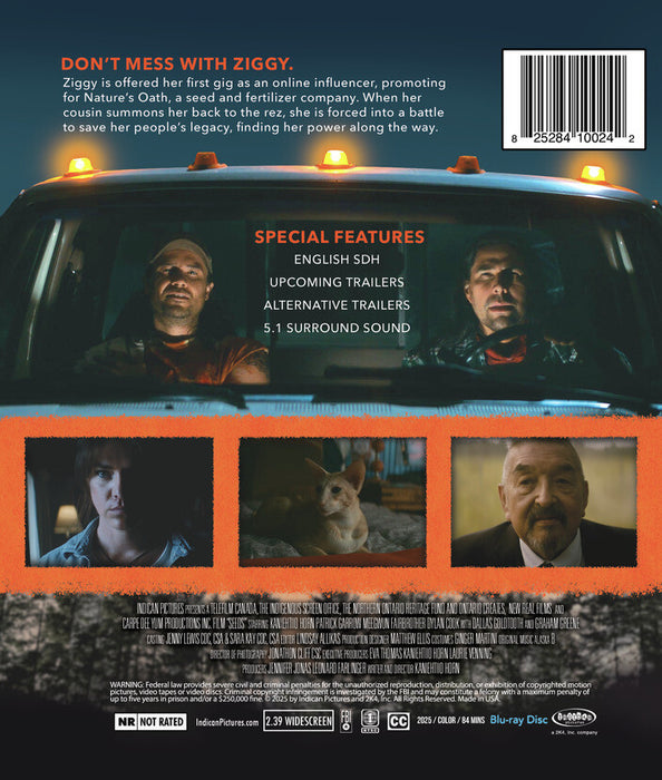 Seeds (MOD) (BluRay Movie) - back cover art