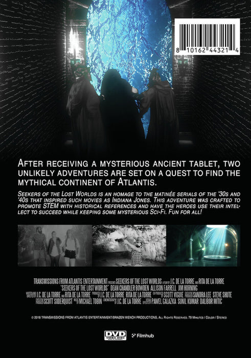 Seekers of the Lost Worlds (MOD) (DVD Movie) - back cover art