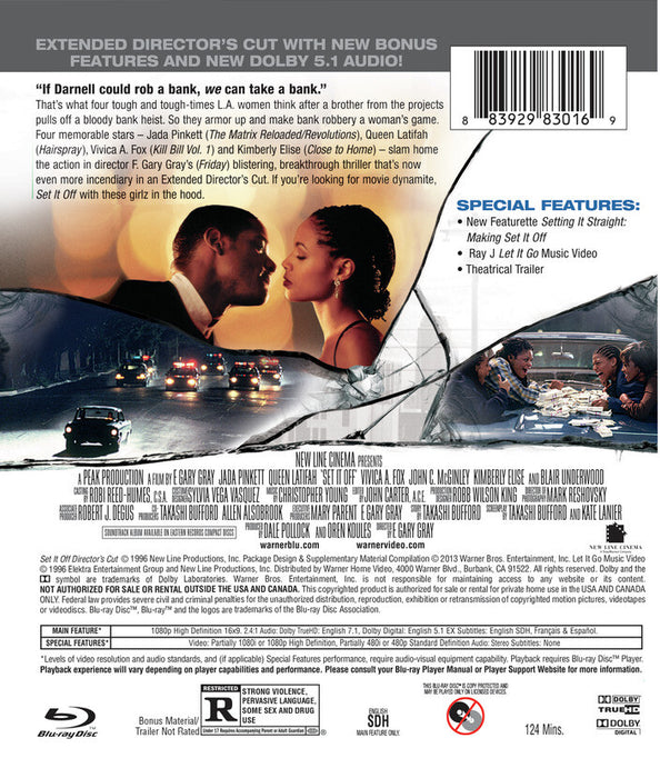 Set It Off: Director's Cut (MOD) (BluRay MOVIE) image 2
