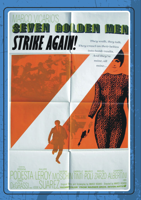 Seven Golden Men Strike Again (MOD) (DVD Movie) - movie cover art