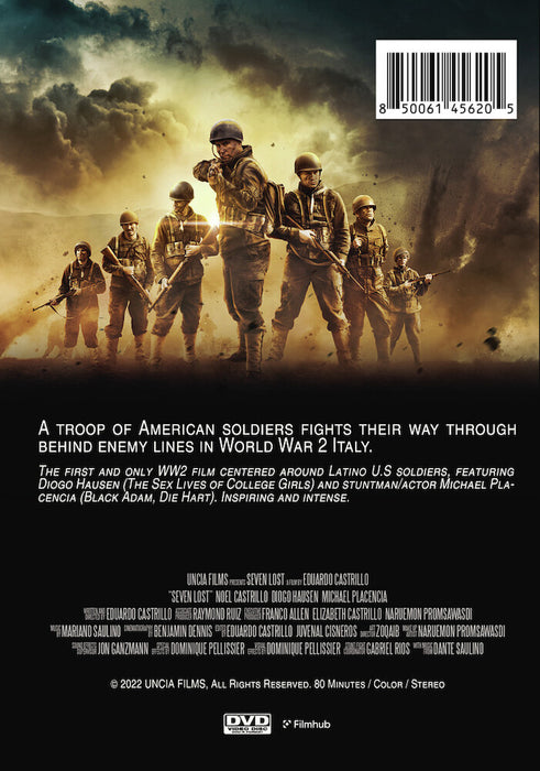 Seven Lost (MOD) (DVD Movie) - back cover art