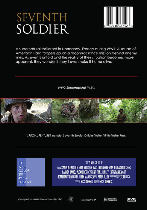 Seventh Soldier (MOD) (DVD Movie) - back cover art