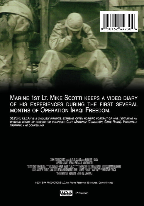 Severe Clear (MOD) (DVD Movie) - back cover art