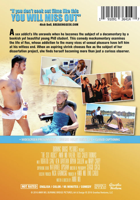 Sex Addict, The (MOD) (DVD Movie) - back cover art