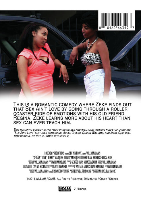 Sex Ain't Love (MOD) (DVD Movie) - back cover art