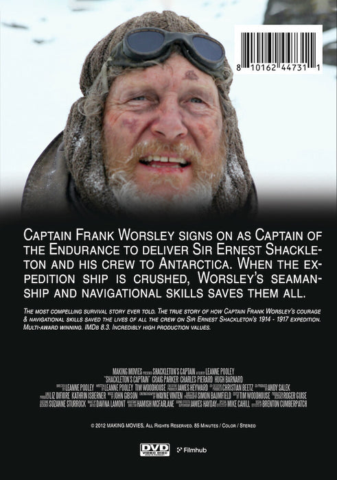 Shackleton's Captain (MOD) (DVD Movie) - back cover art