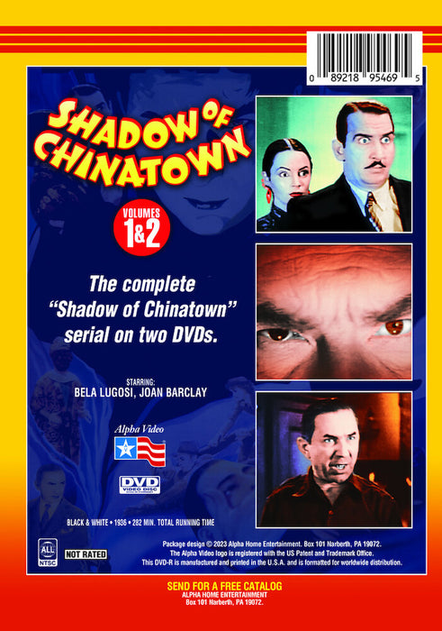 Shadow of Chinatown (MOD) (DVD Movie) - back cover art