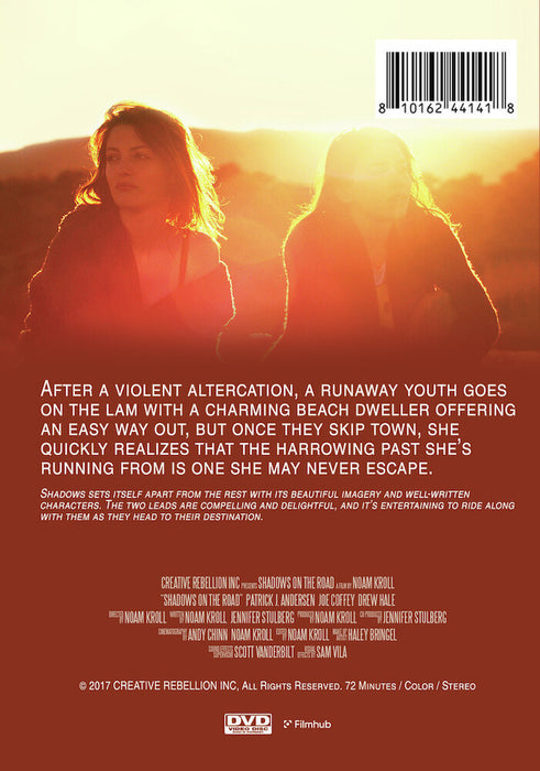 Shadows on the Road (MOD) (DVD Movie) - back cover art
