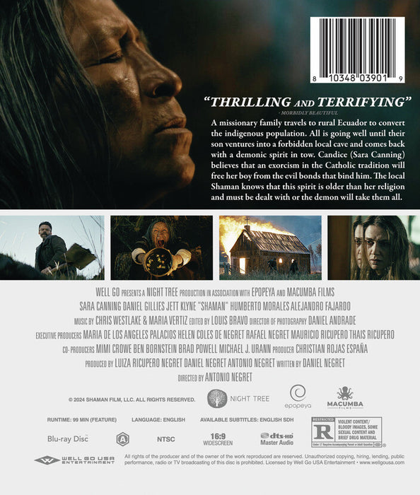 Shaman (MOD) (BluRay Movie) - back cover art