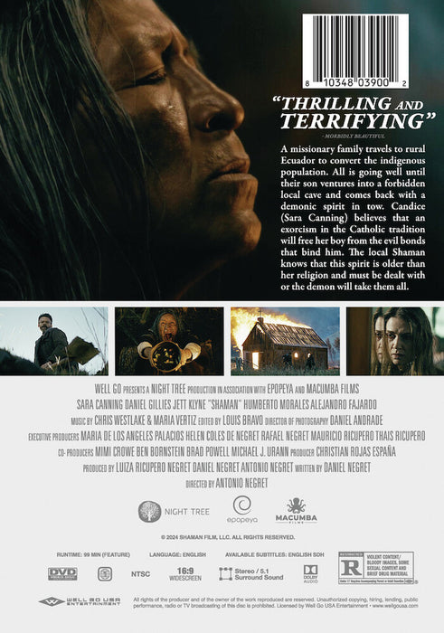 Shaman (MOD) (DVD Movie) - back cover art