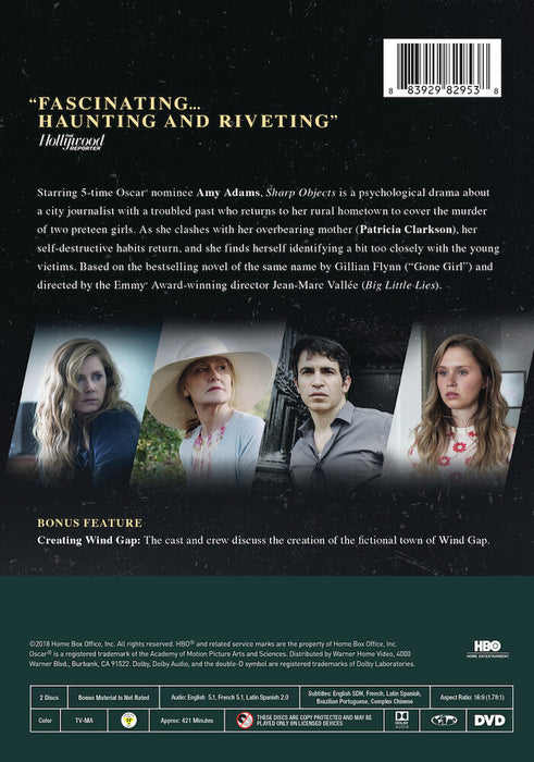 Sharp Objects (MOD) (DVD Movie) - back cover art