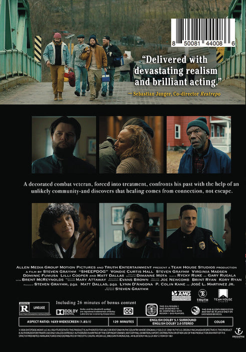 Sheepdog (MOD) (DVD Movie) - back cover art