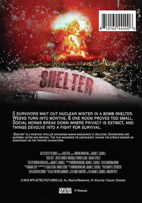 Shelter (MOD) (DVD Movie) - back cover art