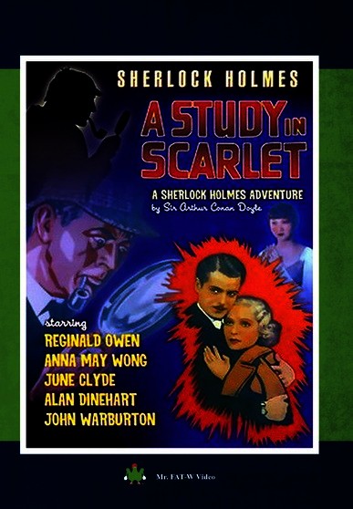Sherlock Holmes "A Study in Scarlet" (MOD) (DVD Movie) - movie cover art