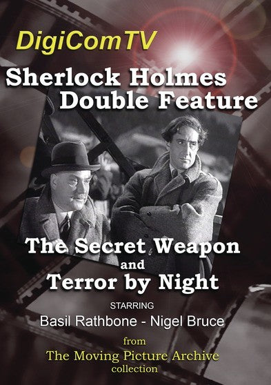 Sherlock Holmes Double Feature - The Secret Weapon (1943) & Terror By Night (1946) (MOD) (DVD Movie) - movie cover art