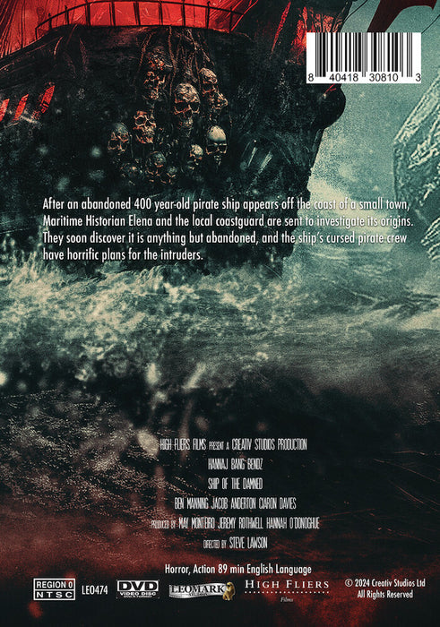 Ship of the Damned (MOD) (DVD Movie) - back cover art
