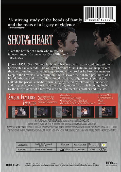 Shot in the Heart (MOD) (DVD Movie) - back cover art