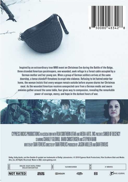 Shred Of Decency (MOD) (DVD Movie) - back cover art