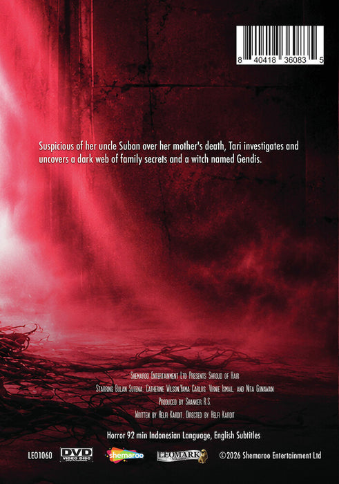 Shroud of Hair (MOD) (DVD Movie) - back cover art