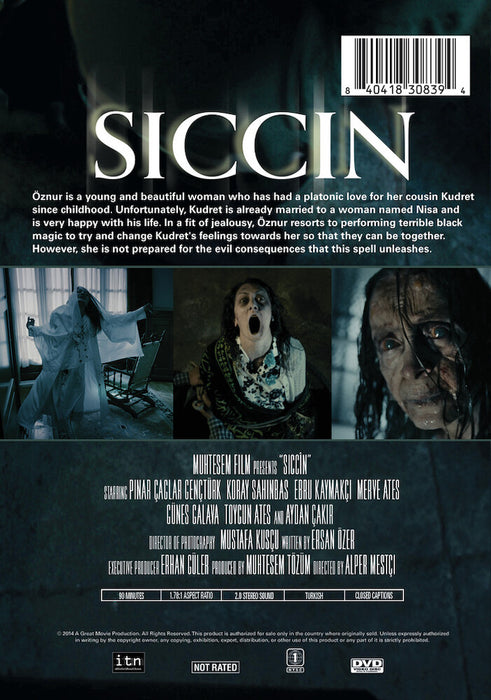 Siccin (MOD) (DVD Movie) - back cover art