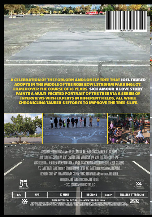 Sick-Amour: A Love Story (MOD) (DVD Movie) - back cover art