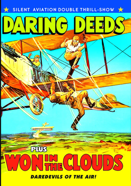 Silent Aviation Double Feature: Daring Deeds (1927) / Won in the Cloud (MOD) (DVD MOVIE) - movie cover art
