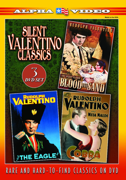 Silent Valentino Classics: Blood and Sand (1922) / The Eagle (1925) / (MOD) (DVD MOVIE) - movie cover art