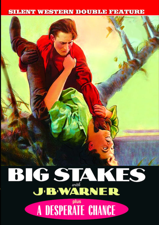 Silent Western Double Feature: Big Stakes (1922) / A Desperate Chance (MOD) (DVD MOVIE) - movie cover art