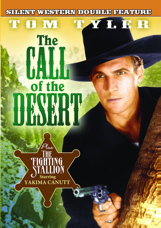 Silent Western Double Feature: Call of the Desert (1930) / The Fightin (MOD) (DVD MOVIE) - movie cover art