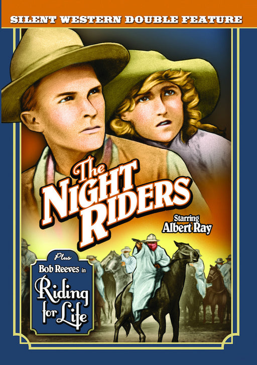 Silent Western Double Feature: The Night Riders (1920) / Riding For Li (MOD) (DVD MOVIE) - movie cover art