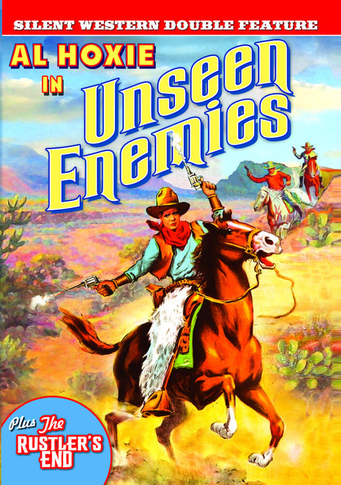 Silent Western Double Feature: Unseen Enemies (1925) / The Rustler's E (MOD) (DVD MOVIE)