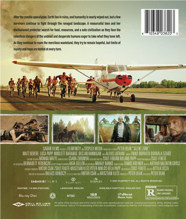 Silent Zone (MOD) (BluRay Movie) - back cover art