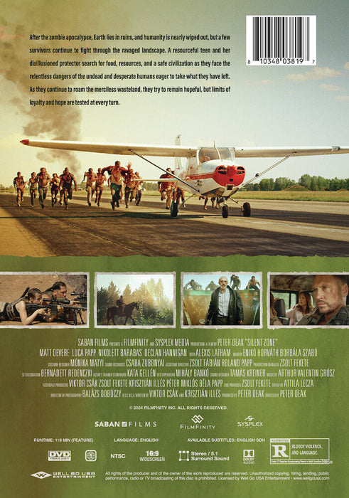 Silent Zone (MOD) (DVD Movie) - back cover art