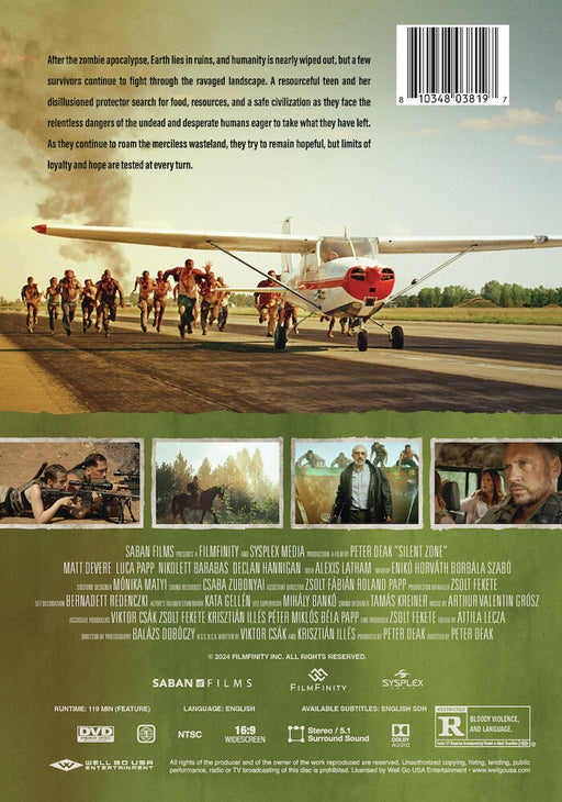 Silent Zone (MOD) (DVD Movie) - back cover art