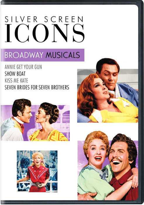 Silver Screen Icons: Broadway Musicals (4FE) DVD - movie cover art