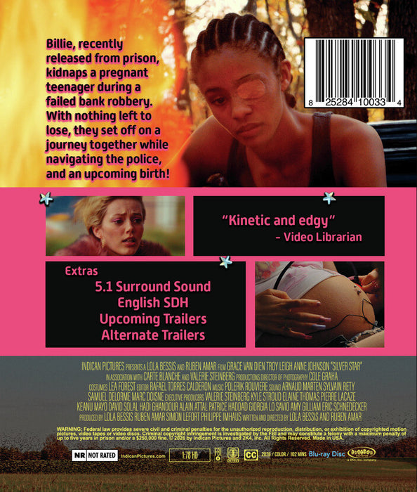 Silver Star (MOD) (BluRay Movie) - back cover art