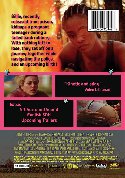 Silver Star (MOD) (DVD Movie) - back cover art