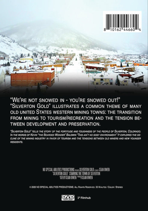 Silverton Gold (MOD) (DVD Movie) - back cover art