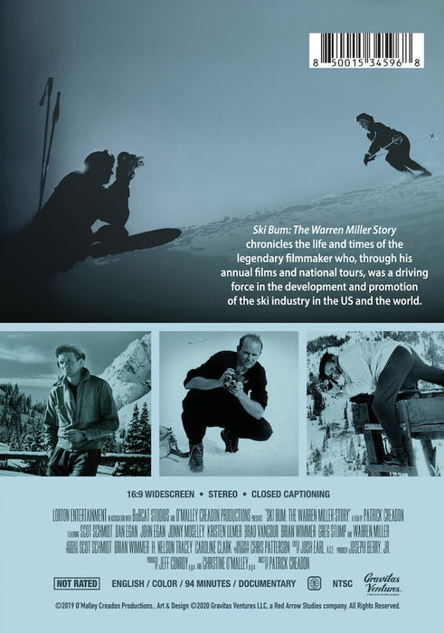 Ski Bum: The Warren Miller Story (MOD) (DVD Movie) - back cover art