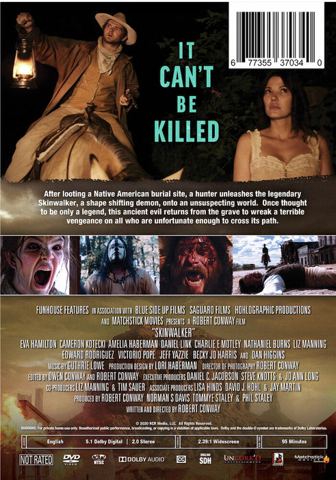 Skinwalker (MOD) (DVD Movie) - back cover art
