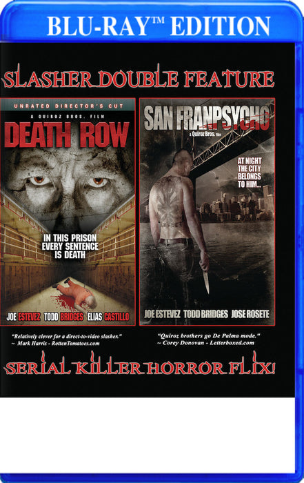 Slasher Double Feature - Death Row and San Franpsycho (MOD) (BluRay Movie) - movie cover art