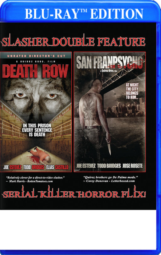 Slasher Double Feature - Death Row and San Franpsycho (MOD) (BluRay Movie) - movie cover art