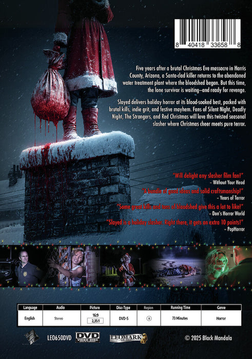 Slayed (MOD) (DVD Movie) - back cover art